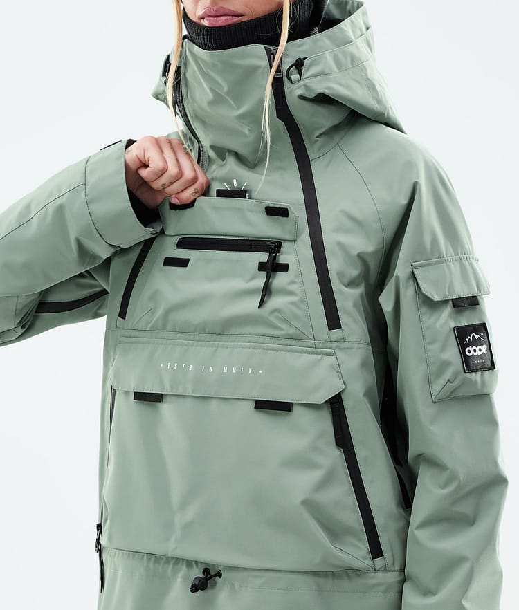 Dope Akin W Giacca Sci Donna Faded Green, Image 9 of 9