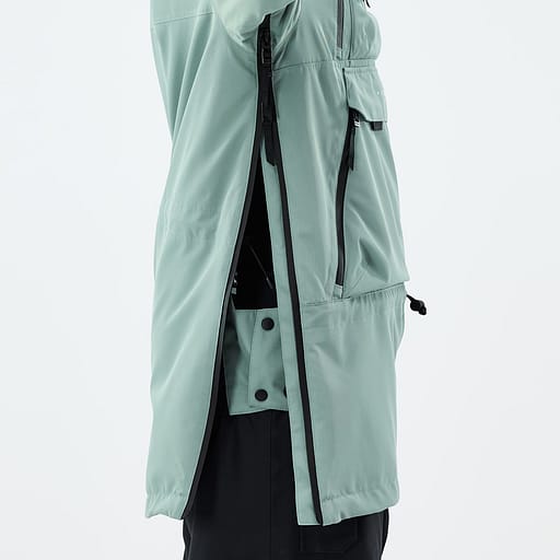 Side Zipper with Inner Placket