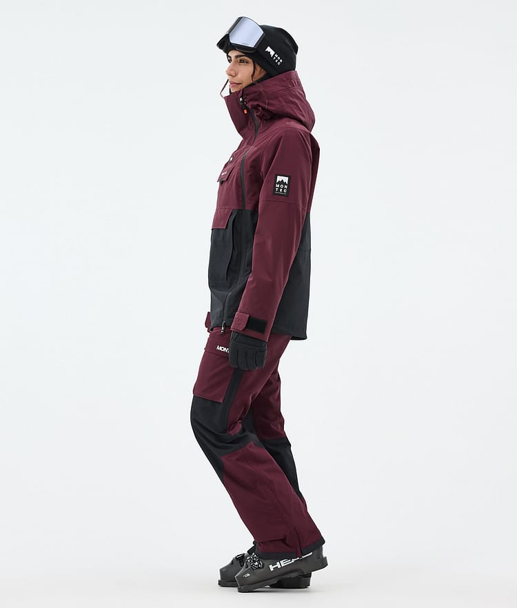 Doom W Ski Jacket Women Burgundy/Black, Image 3 of 10