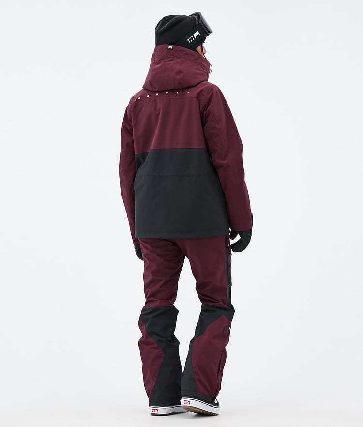 Montec Doom W Snowboard Jacket Women Burgundy/Black, Image 4 of 10