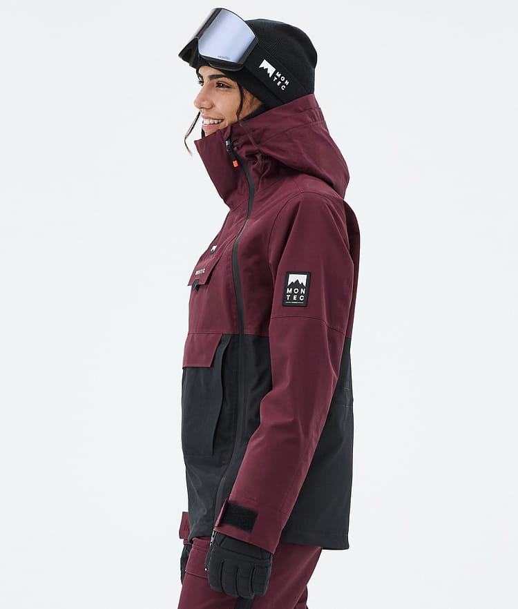 Montec Doom W Snowboard Jacket Women Burgundy/Black, Image 5 of 10