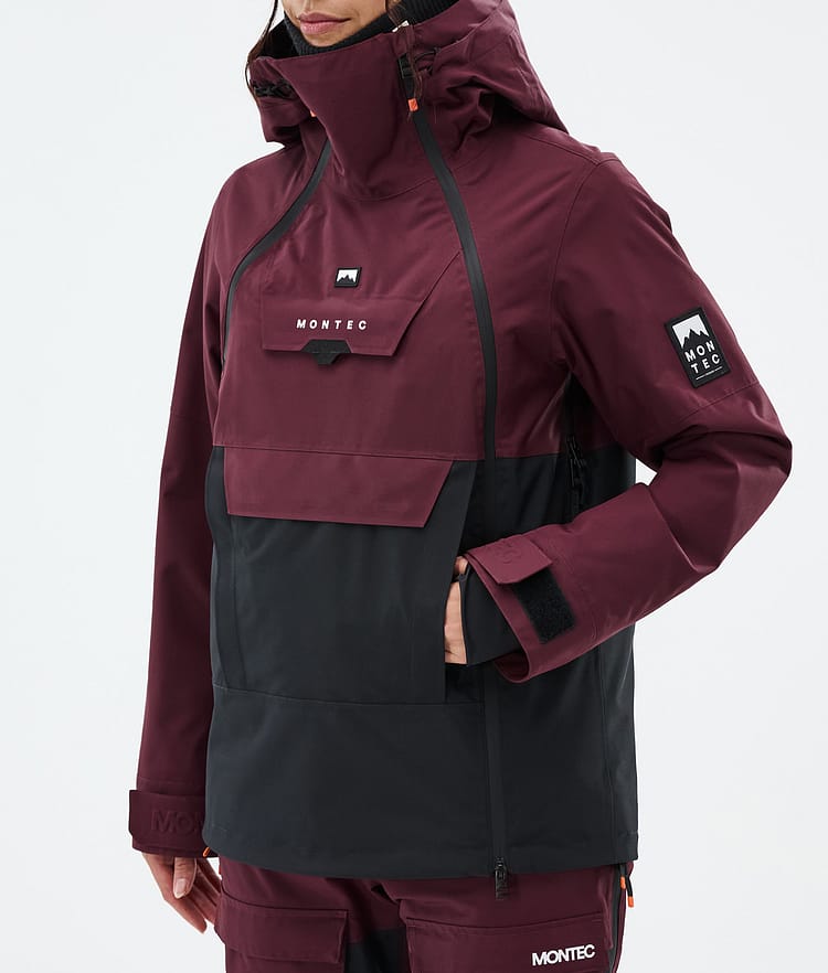 Doom W Ski Jacket Women Burgundy/Black, Image 7 of 10