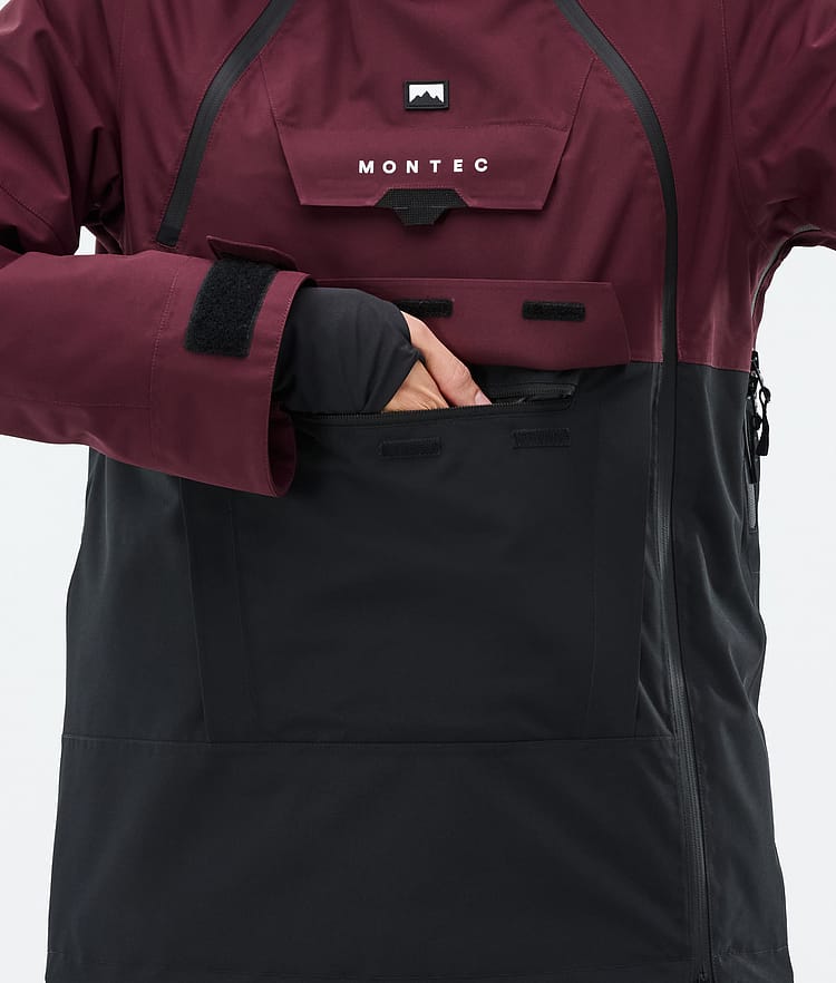 Doom W Ski Jacket Women Burgundy/Black, Image 8 of 10