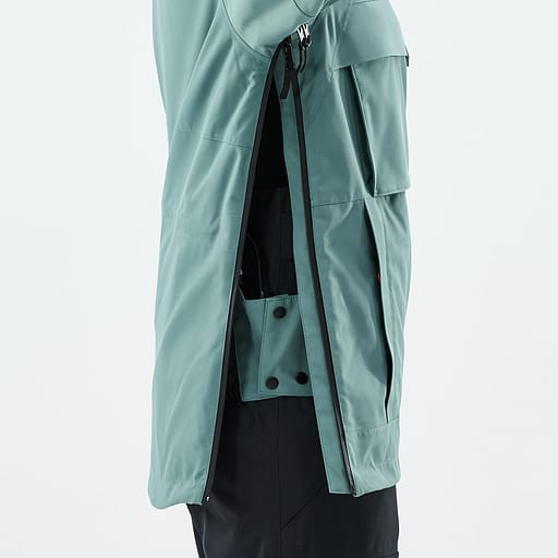 Side Zipper with Inner Placket