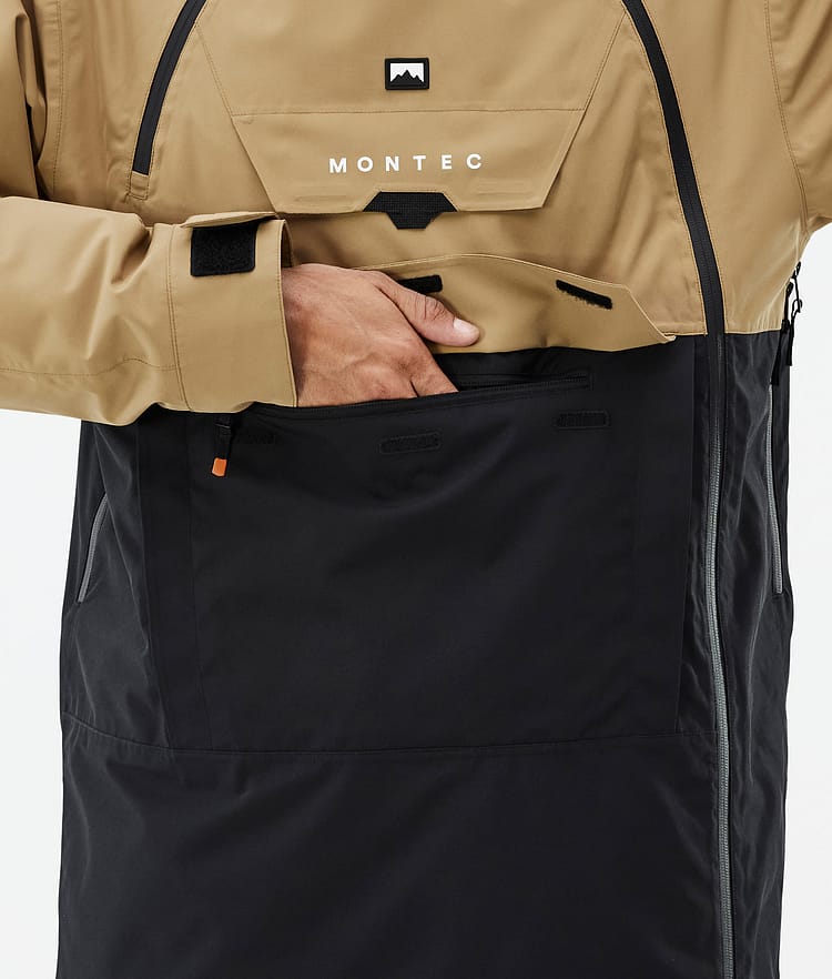 Montec Doom Snowboard Jacket Men Gold/Black, Image 9 of 11