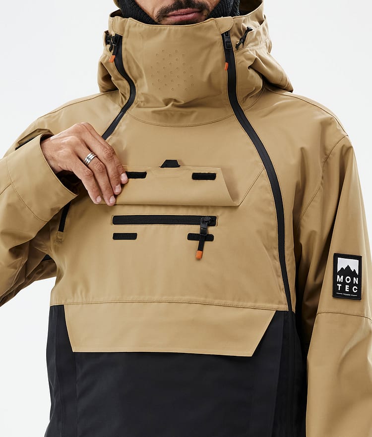 Montec Doom Snowboard Jacket Men Gold/Black, Image 10 of 11