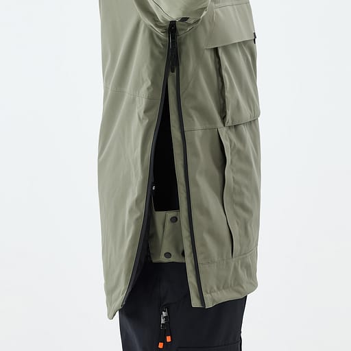 Side Zipper with Inner Placket