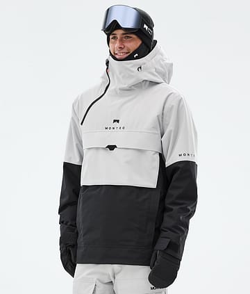 Montec Dune Snowboard Jacket Light Grey/Black Renewed