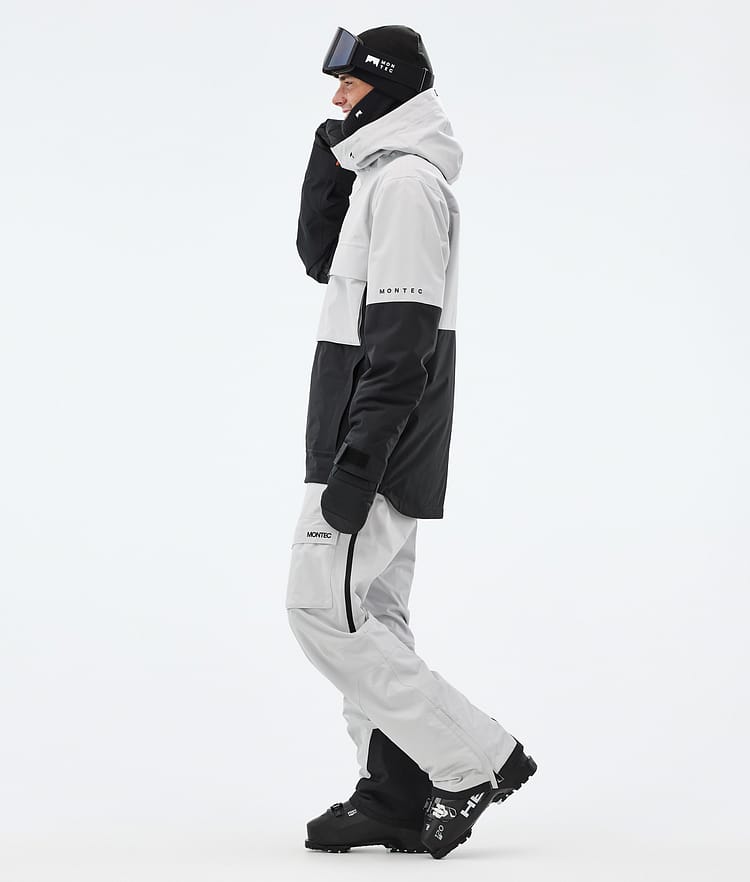 Dune Ski Jacket Men Light Grey/Black, Image 3 of 8