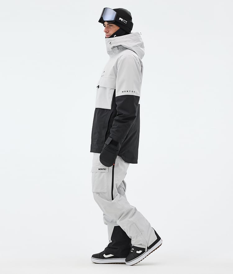Montec Dune Snowboardjacka Herr Light Grey/Black, Image 3 of 8