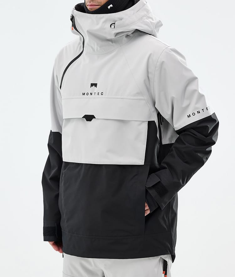 Dune Ski Jacket Men Light Grey/Black, Image 7 of 8