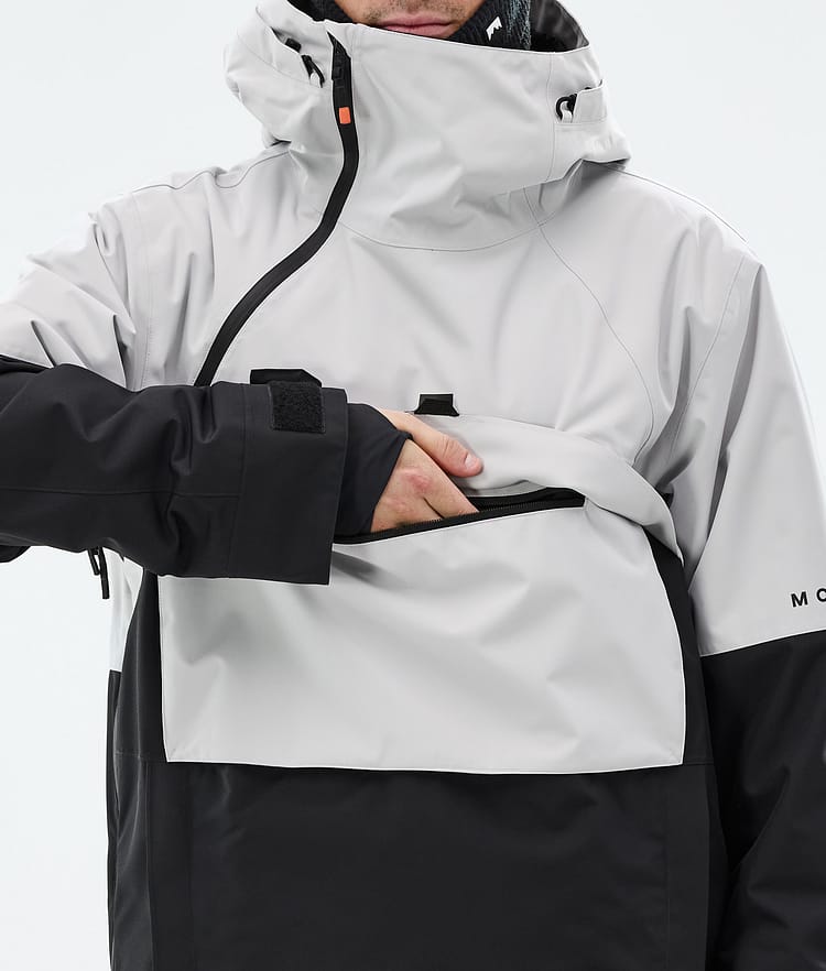 Montec Dune Snowboardjacka Herr Light Grey/Black, Image 8 of 8
