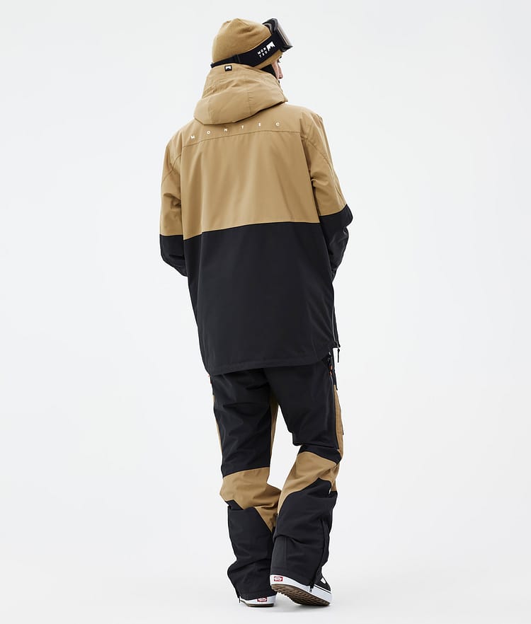 Montec Dune Snowboard Jacket Men Gold/Black, Image 5 of 9