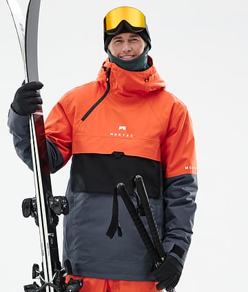 Montec Dune Ski Jacket Orange/Black/Metal Blue