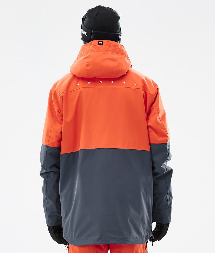 Montec Dune Laskettelutakki Miehet Orange/Black/Metal Blue, Image 7 of 9