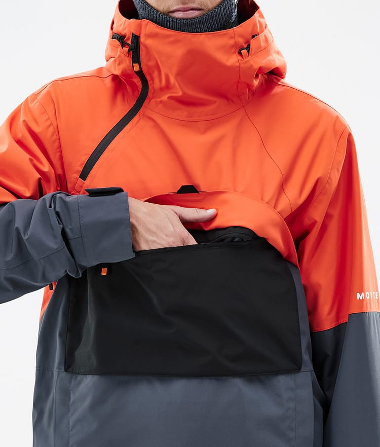 Montec Dune Laskettelutakki Miehet Orange/Black/Metal Blue, Image 9 of 9