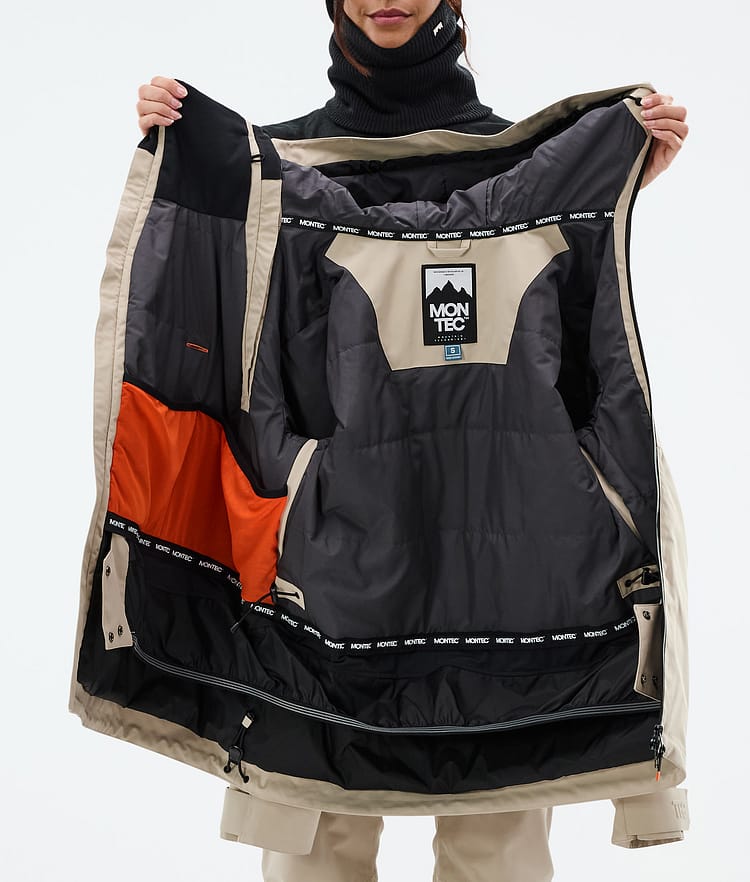 Montec Doom W Snowboard Jacket Women Sand, Image 11 of 11