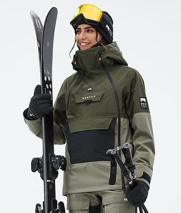 Montec Doom W Ski Jacket Olive Green/Black/Greenish