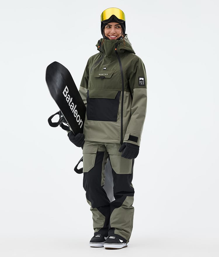 Montec Doom W Snowboard Jacket Women Olive Green/Black/Greenish, Image 2 of 10