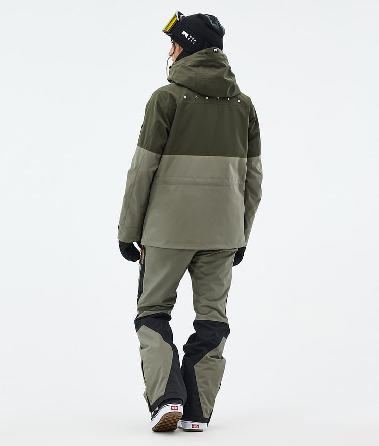 Montec Doom W Snowboard Jacket Women Olive Green/Black/Greenish, Image 4 of 10