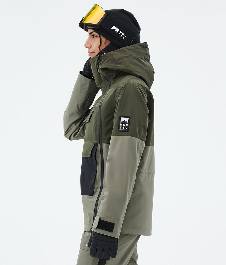 Montec Doom W Snowboard Jacket Women Olive Green/Black/Greenish, Image 5 of 10