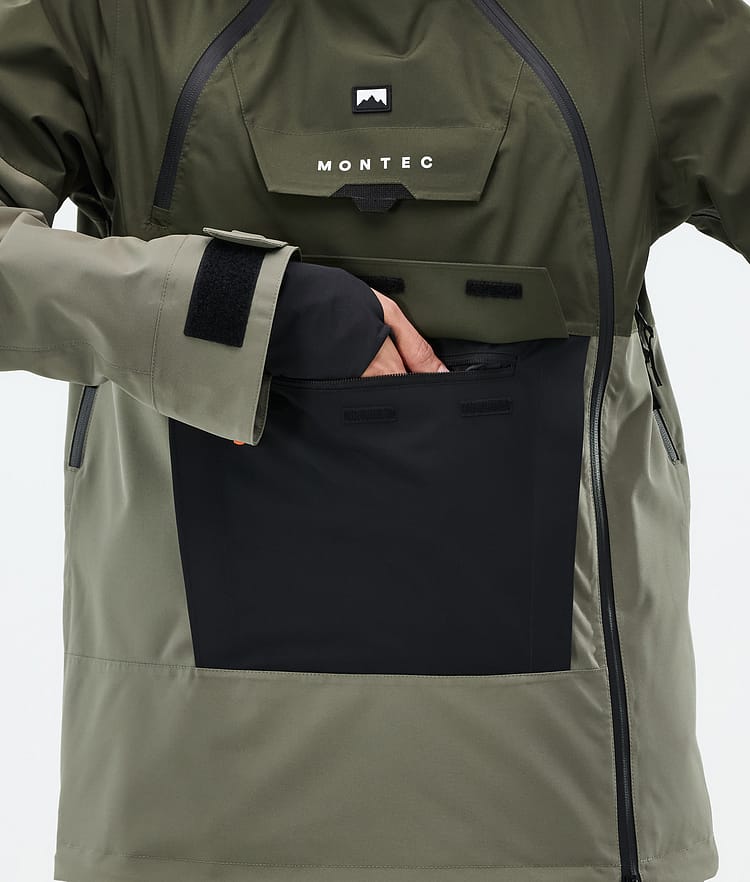 Montec Doom W Snowboard Jacket Women Olive Green/Black/Greenish, Image 8 of 10