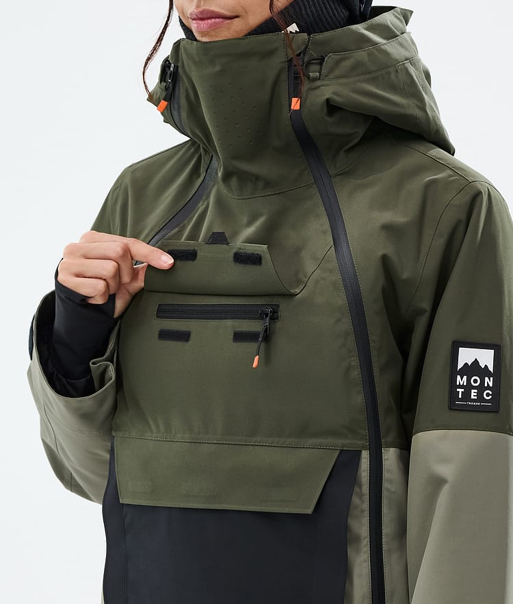 Montec Doom W Giacca Sci Donna Olive Green/Black/Greenish, Image 9 of 10