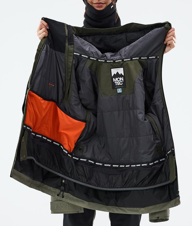 Montec Doom W Snowboard Jacket Women Olive Green/Black/Greenish, Image 10 of 10