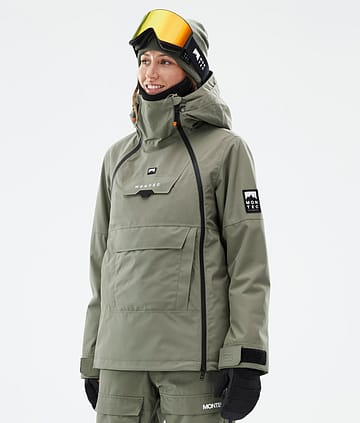 Montec Doom W Snowboard Jacket Greenish