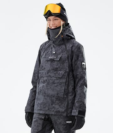 Doom W Snowboard Jacket Black Tiedye