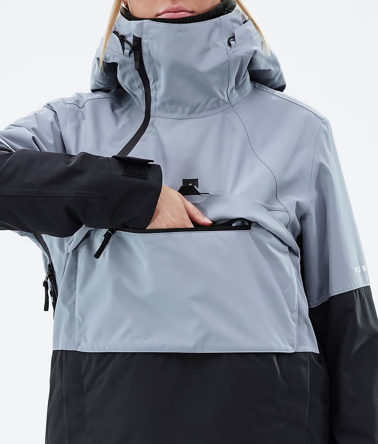 Montec Dune W Snowboard Jacket Women Soft Blue/Black, Image 9 of 9