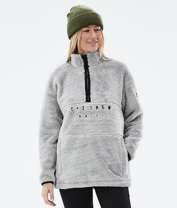 Dope Pile W 22 Fleece Sweater Light Grey