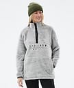 Dope Pile W 22 Fleece Sweater Women Light Grey