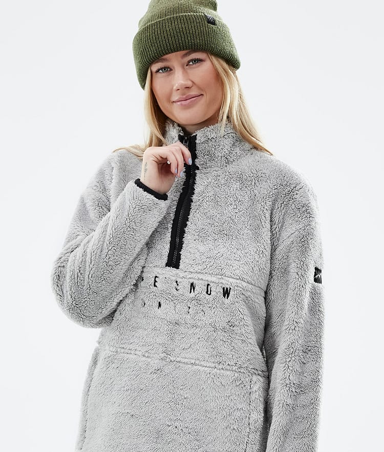 Dope Pile W 22 Fleece Sweater Women Light Grey, Image 2 of 8