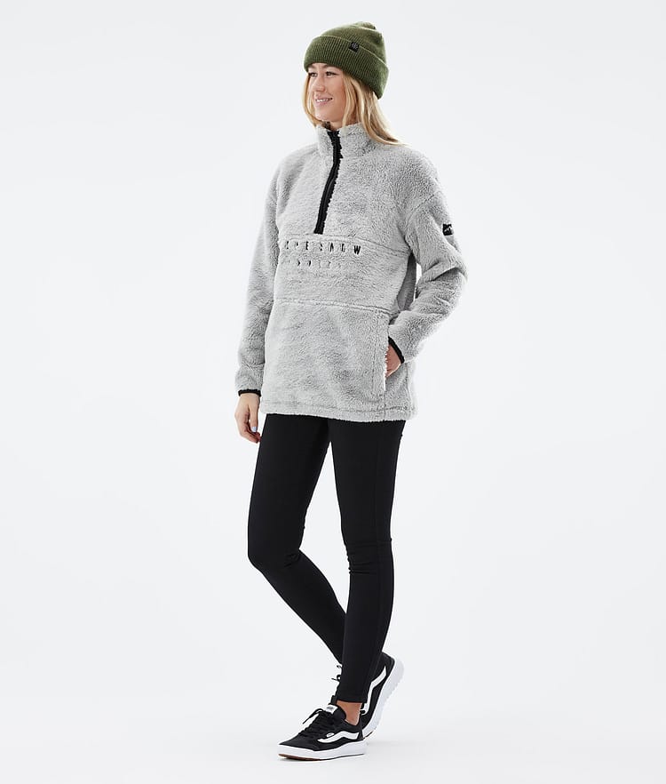 Dope Pile W 22 Fleece Sweater Women Light Grey, Image 3 of 8
