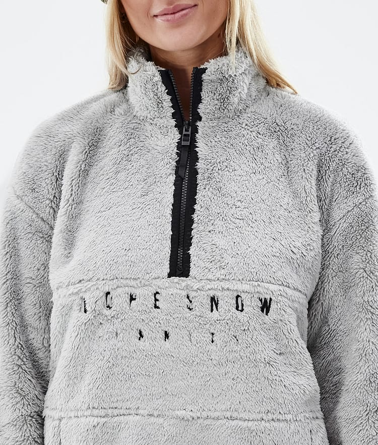 Dope Pile W 22 Fleece Sweater Women Light Grey, Image 8 of 8