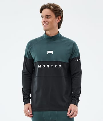 Montec Alpha Base Layer Top Dark Atlantic/Black