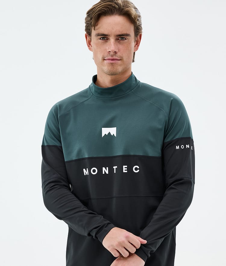 Montec Alpha Base Layer Top Men Dark Atlantic/Black, Image 2 of 5