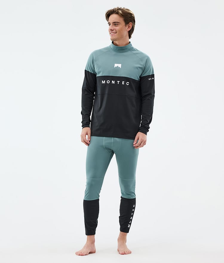 Montec Alpha Base Layer Top Men Atlantic/Black, Image 3 of 5