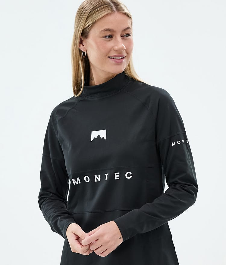 Montec Alpha W Base Layer Top Women Black, Image 2 of 5