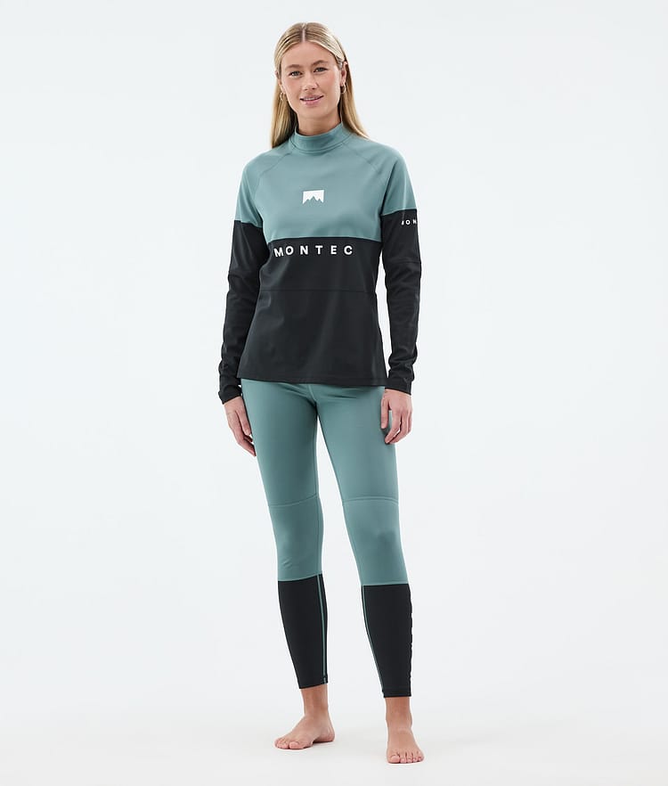 Montec Alpha W Base Layer Top Women Atlantic/Black, Image 3 of 5