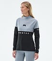 Montec Alpha W Base Layer Top Women Soft Blue/Black