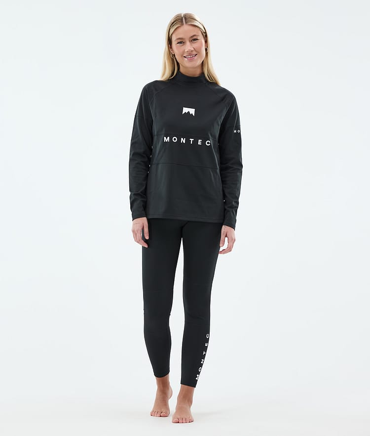 Montec Alpha W Baselayer tights Dame Black, Image 3 of 7
