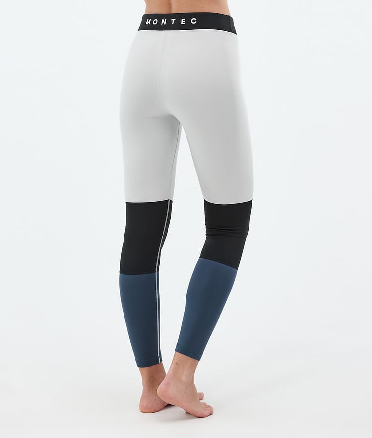 Montec Alpha W Base Layer Pant Women Light Grey/Black/Metal Blue, Image 2 of 7