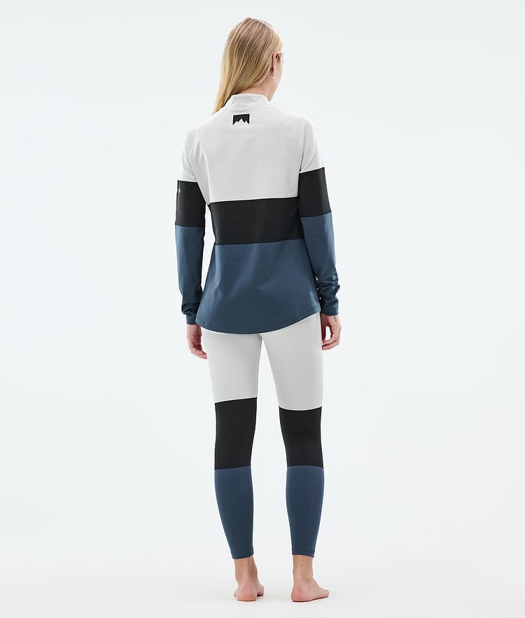 Montec Alpha W Base Layer Pant Women Light Grey/Black/Metal Blue, Image 4 of 7