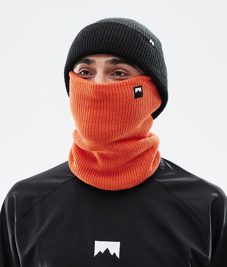 Classic Knitted 22 Facemask Orange, Image 2 of 3