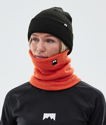 Classic Knitted 22 Facemask Orange