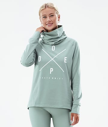 Dope Snuggle W 22 Base Layer Top Faded Green