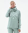 Dope Snuggle W 22 Base Layer Top Women 2X-Up Faded Green