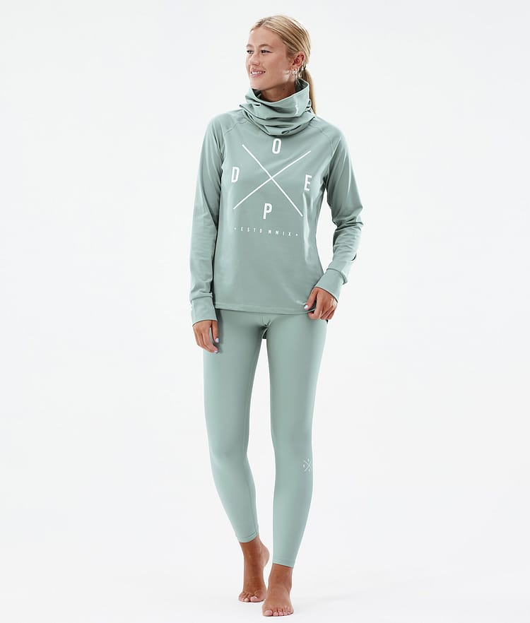 Dope Snuggle W 22 Base Layer Top Women 2X-Up Faded Green, Image 4 of 6